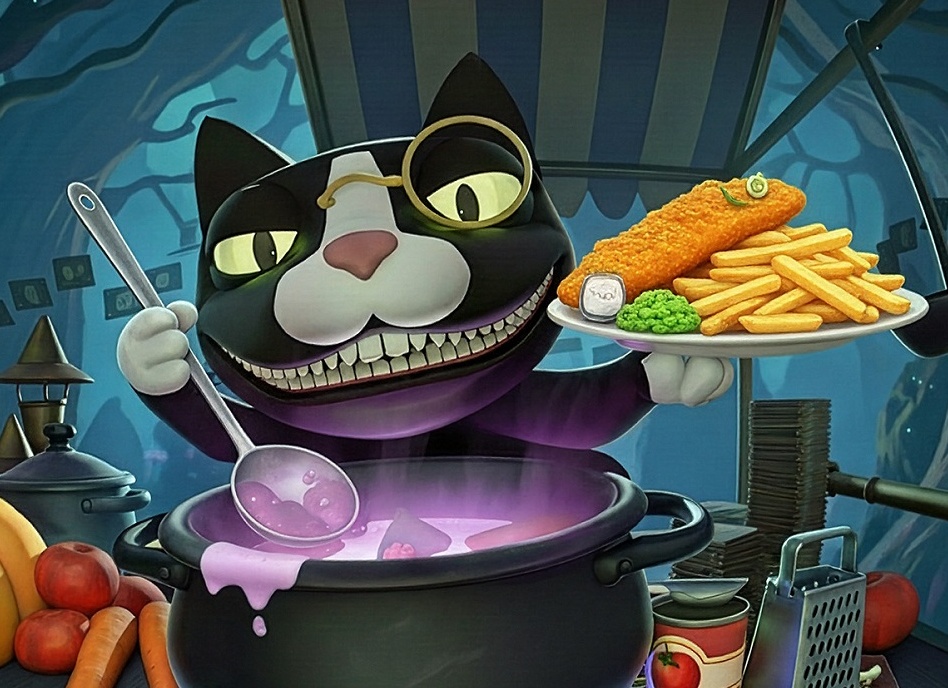 В Steam вышла игра Abra-Cooking-Dabra про карточный ресторан в Стране Чудес